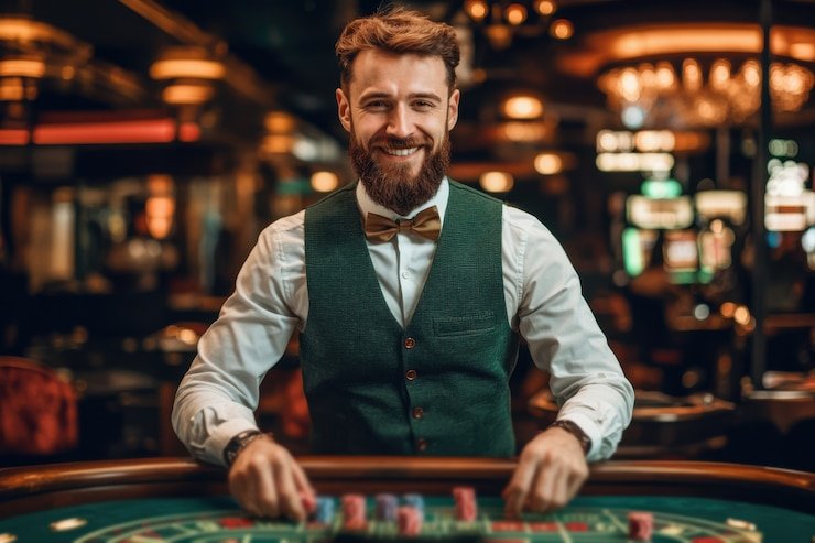 Live casino multi-camera studio and sports dashboard